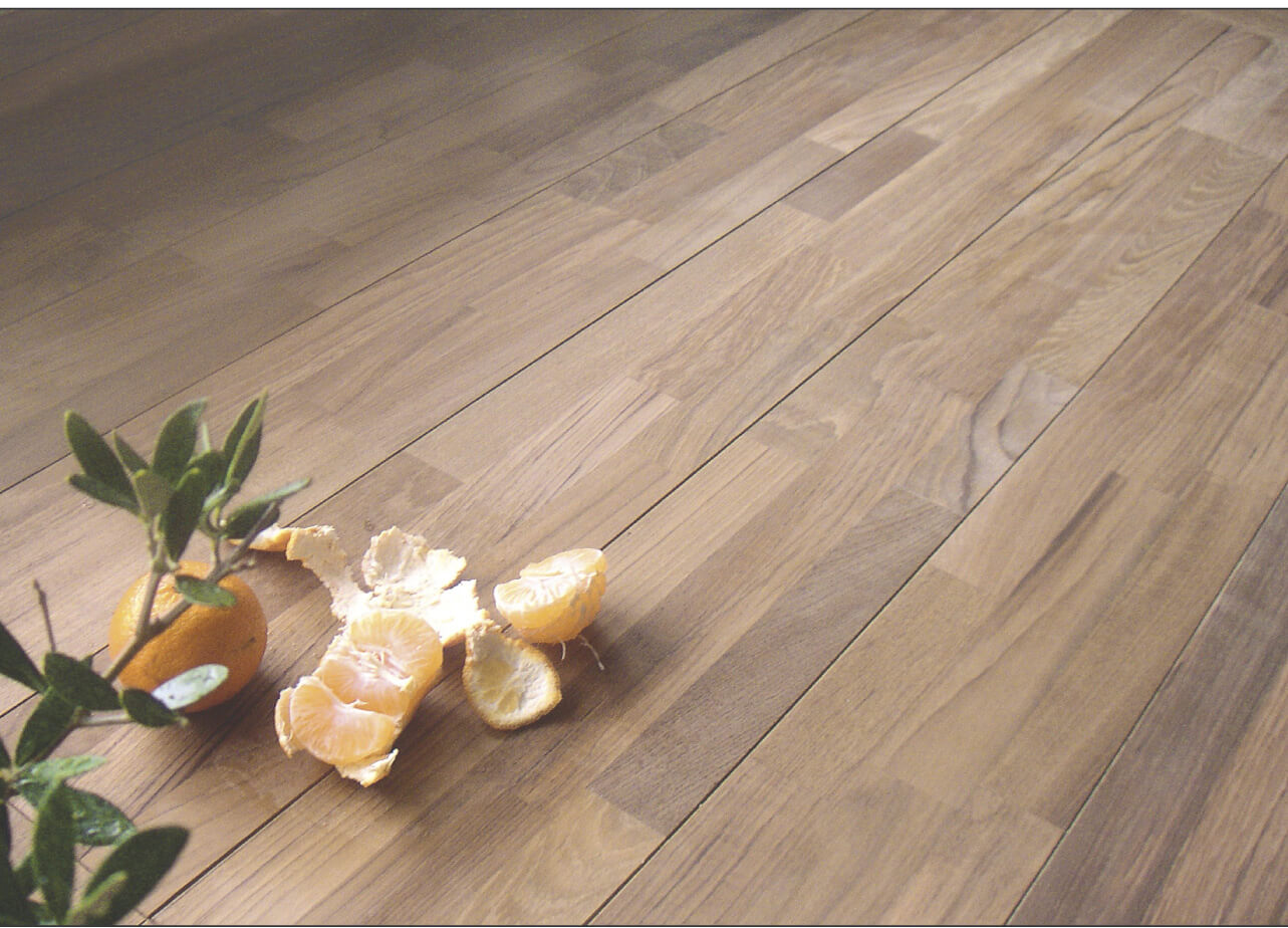 Parquet teck massif brut - 19 x 19 mm Parquet teck massif brut - 19 x 19 mm