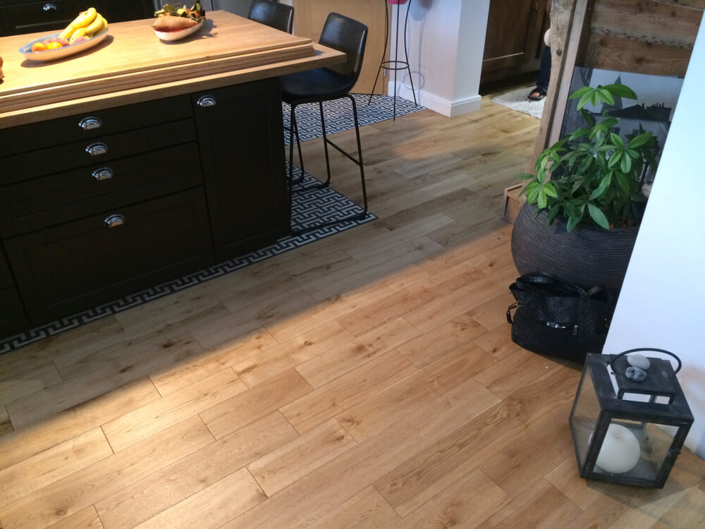 Parquet chene massif flottant, huilé naturel 18 x 150 & 18 x 180 mm