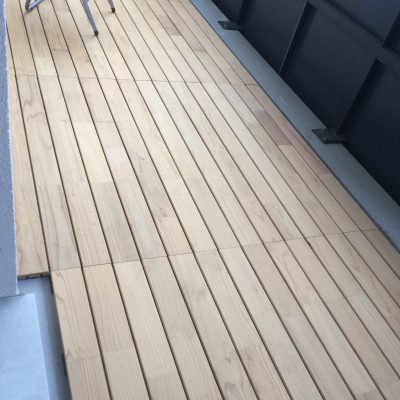 Lames-terrasse-cedre-clipsable lames de terrasse balcon